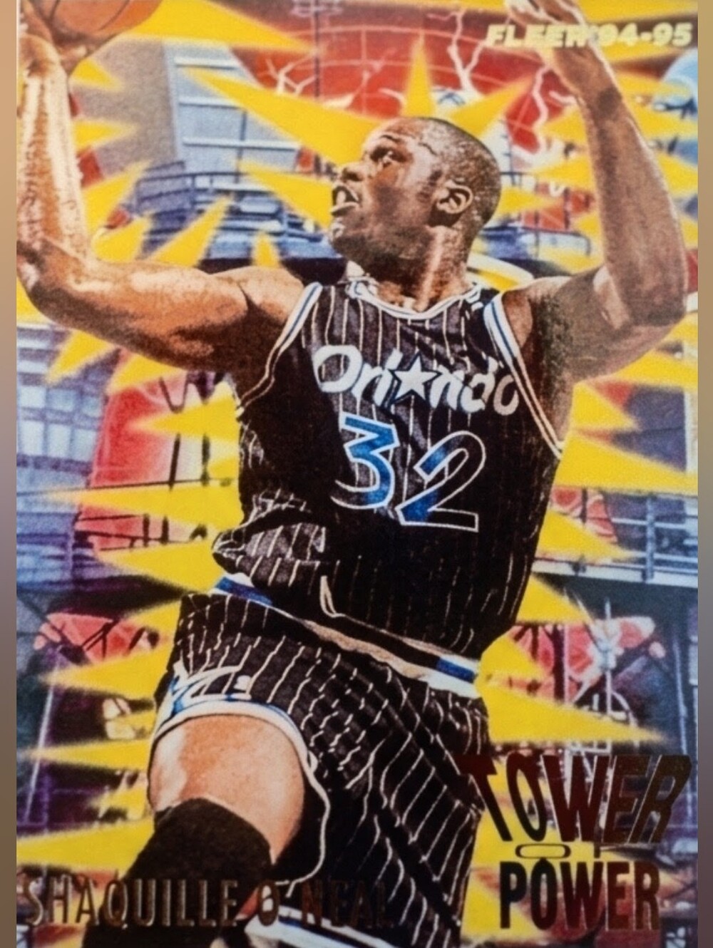 NEW! SHAQ ORLANDO MAGIC 8.5x11 ULTRA GLOSSY COLOR ART FULL PAGE POSTER SET OF 2!